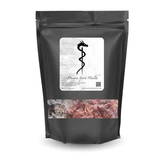 Premium Raw Full Spectrum Sea Moss – Wildcrafted Shade-Dried Atlantic Seaweed | Vegan & Gluten-Free