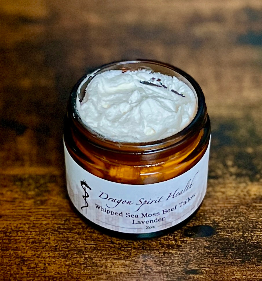 Sea Moss Infused Beef Tallow Face Cream – Dragon Spirit Health