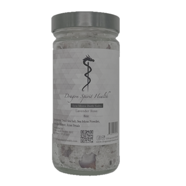 Sea Moss Bath Salts- Lavender Rose