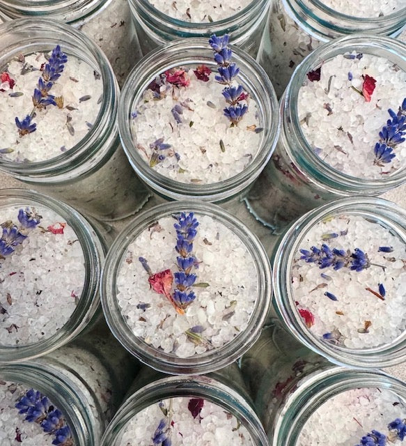 Sea Moss Bath Salts- Lavender Rose
