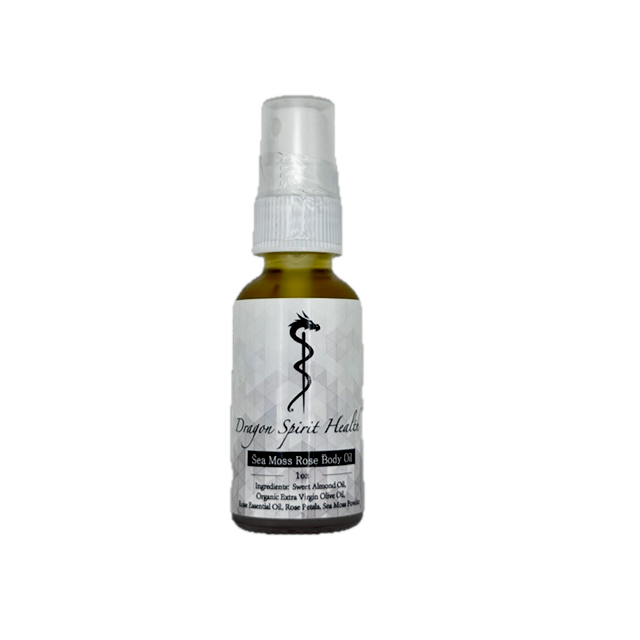 Sea Moss Rose Body Oil – Natural Hydrating Skin Oil